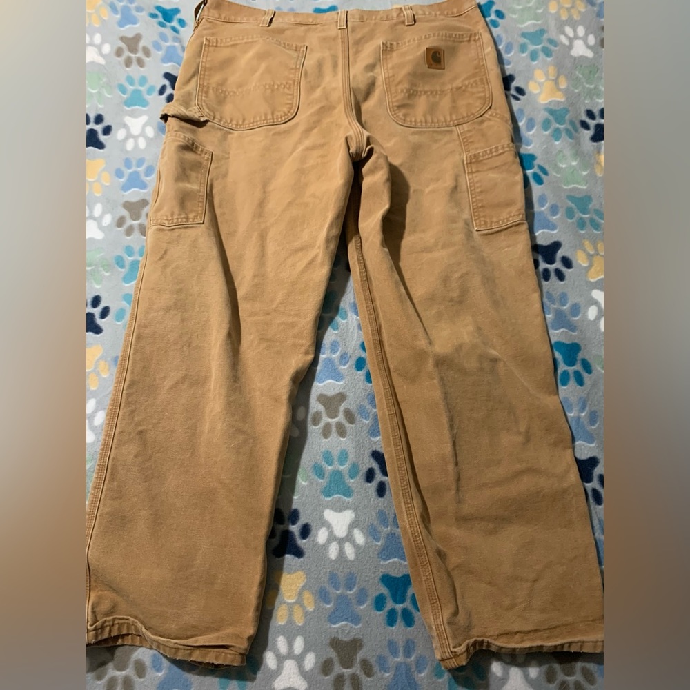 Men’s Carhartt Duck Cloth Work Pants 36x32 8-Pocket